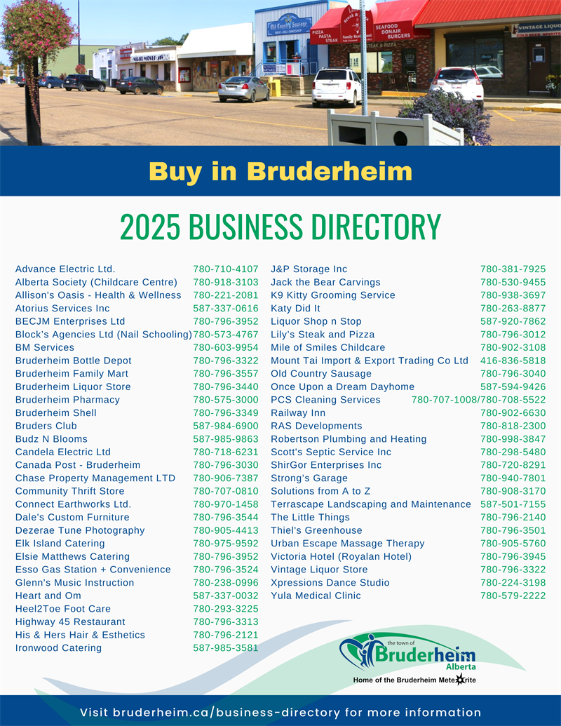 Bruderheim Business Directory