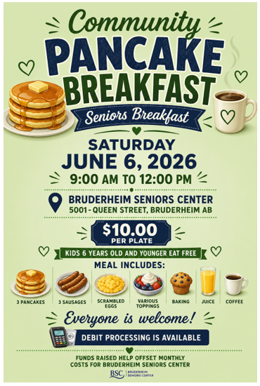 June 6, 2026, Community Breakfast