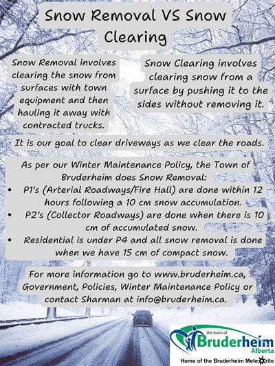 Snow Removal vs Snow Clearing